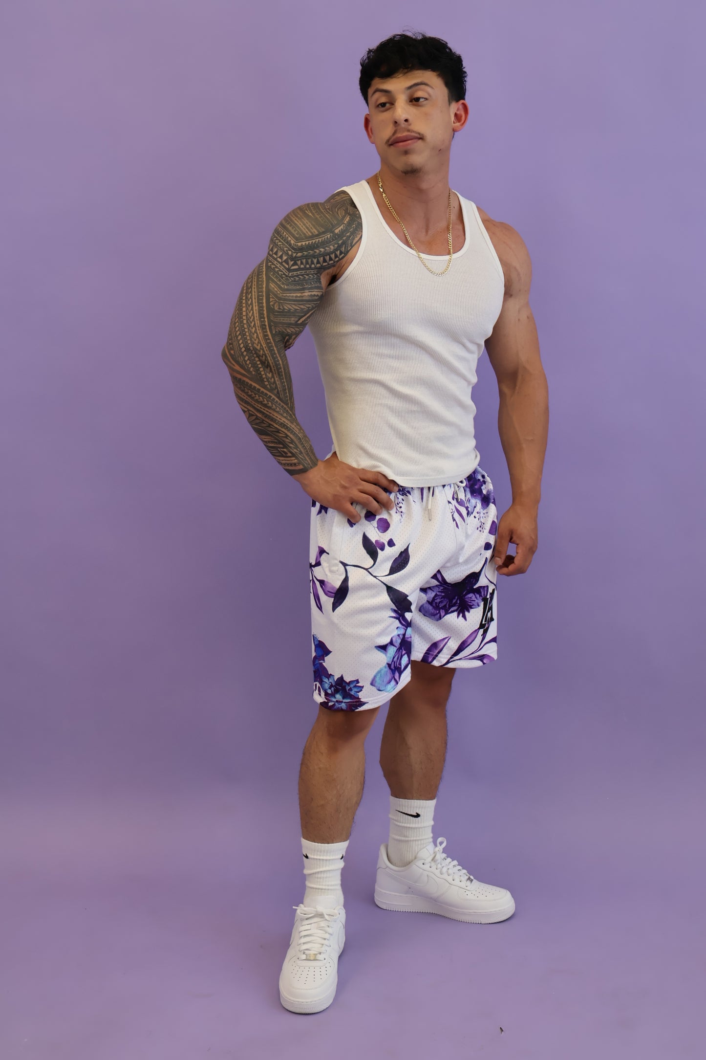 Lavandula Florist shorts