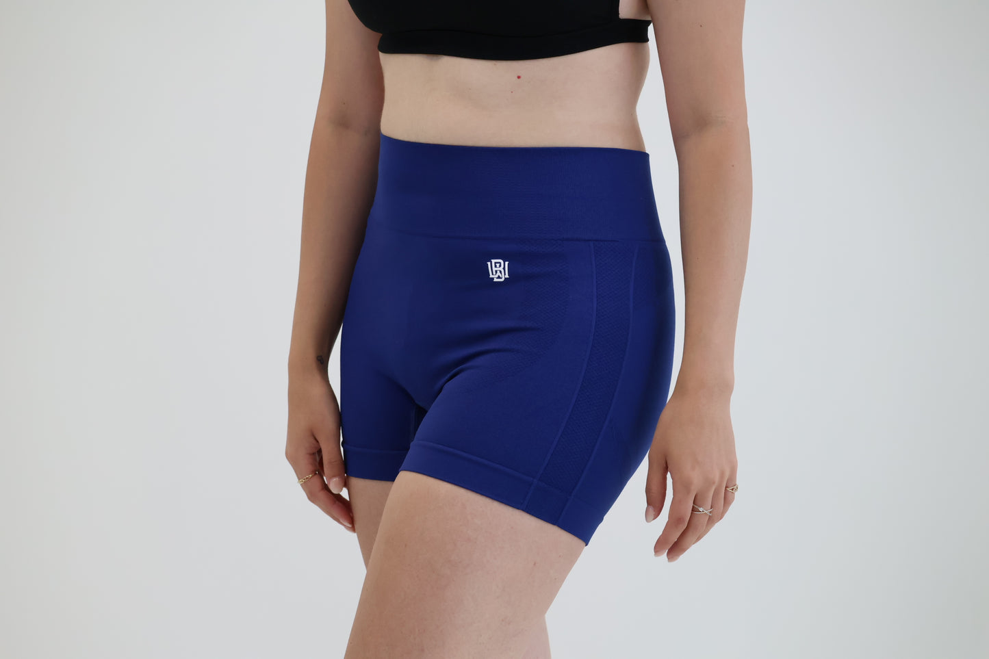 Blue Biker Shorts