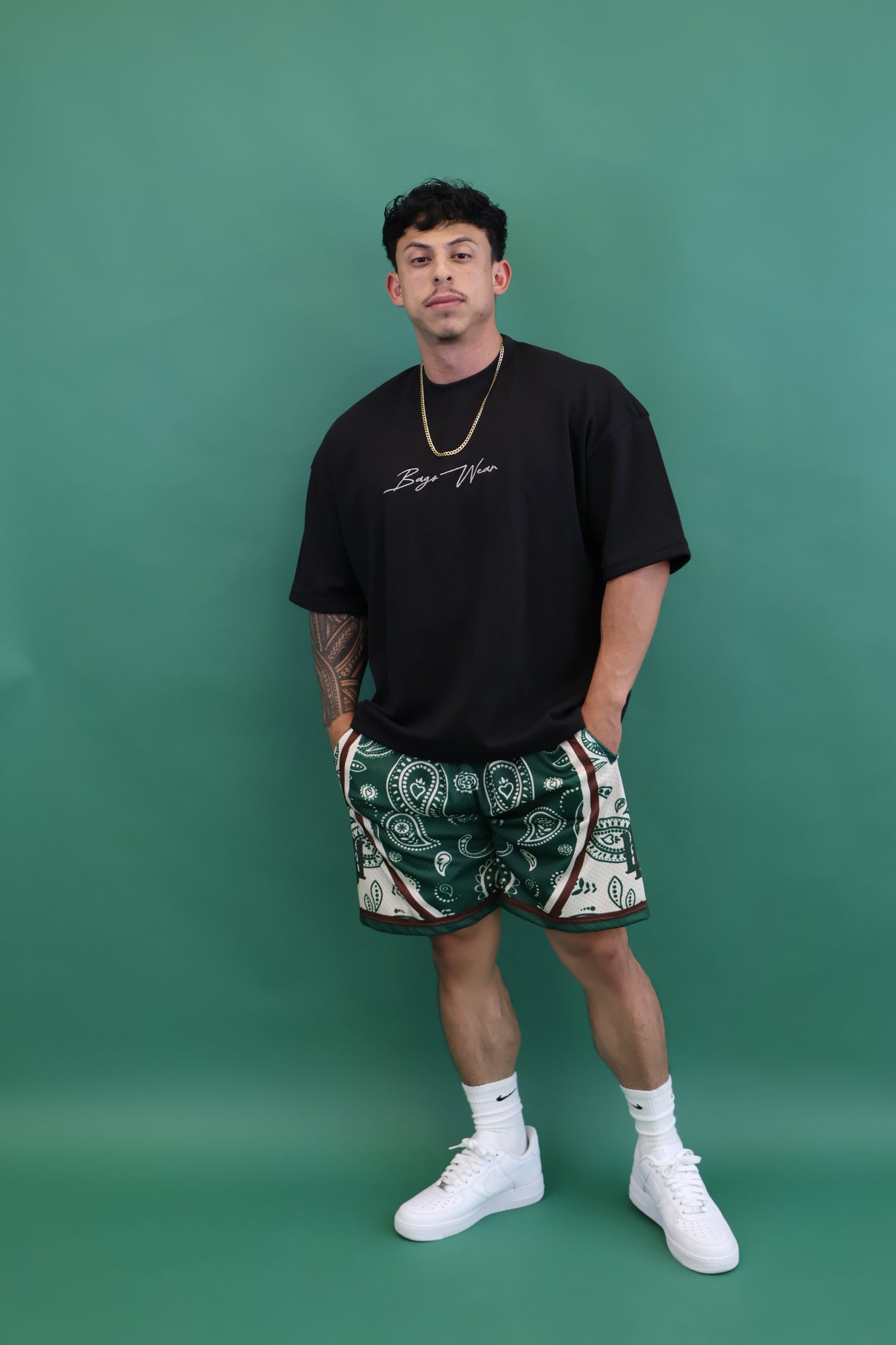 Oversized Box Fit Black Shirt
