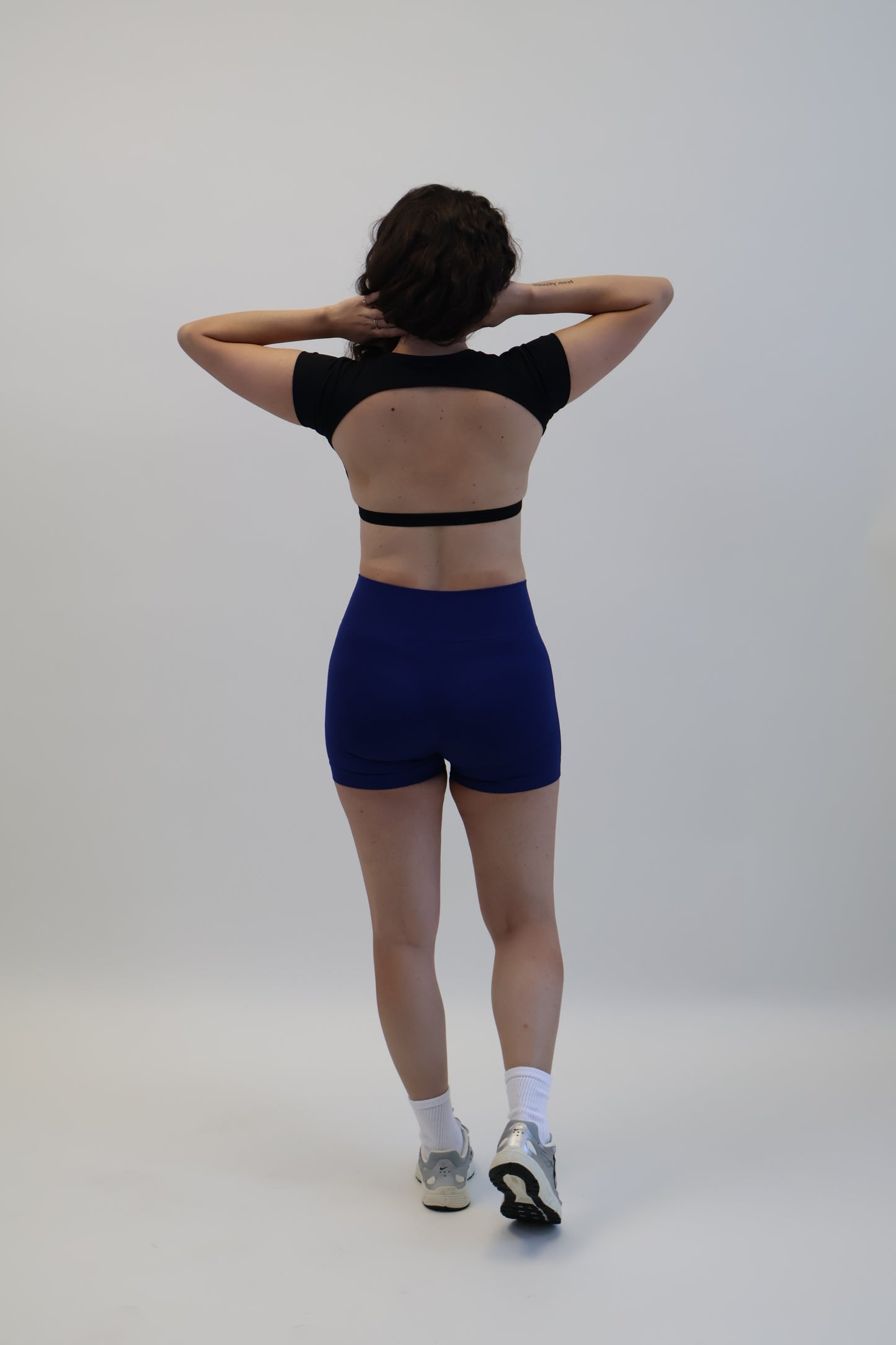 Blue Biker Shorts