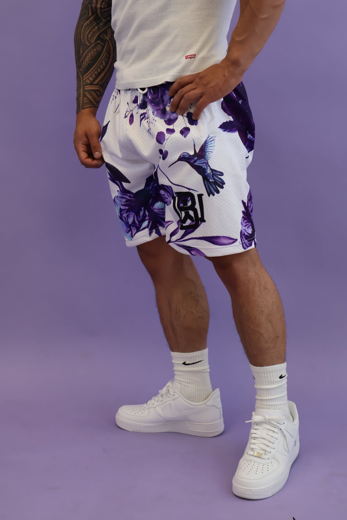 Lavandula Florist shorts