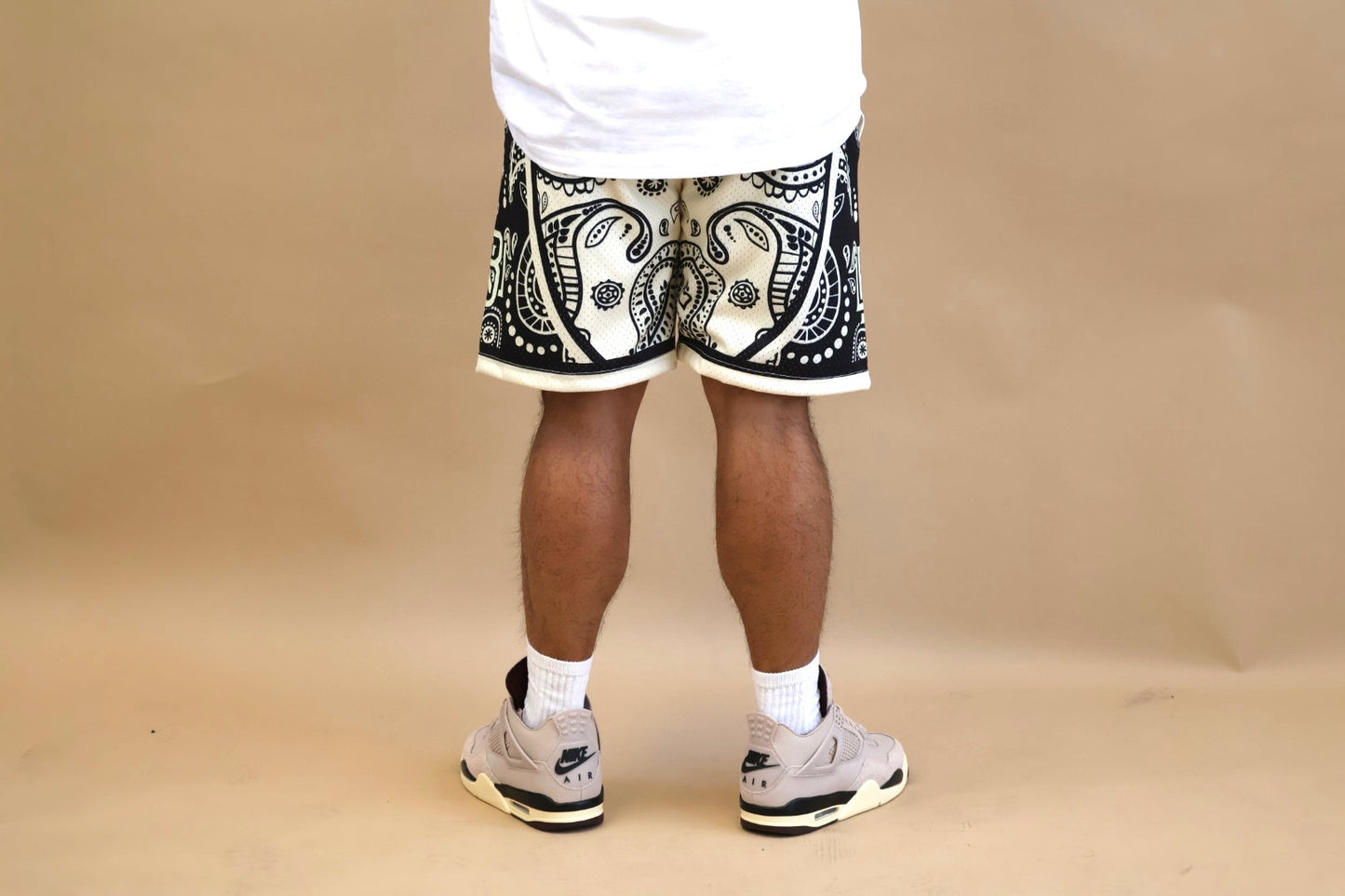 Reverse Jet Black Paisley