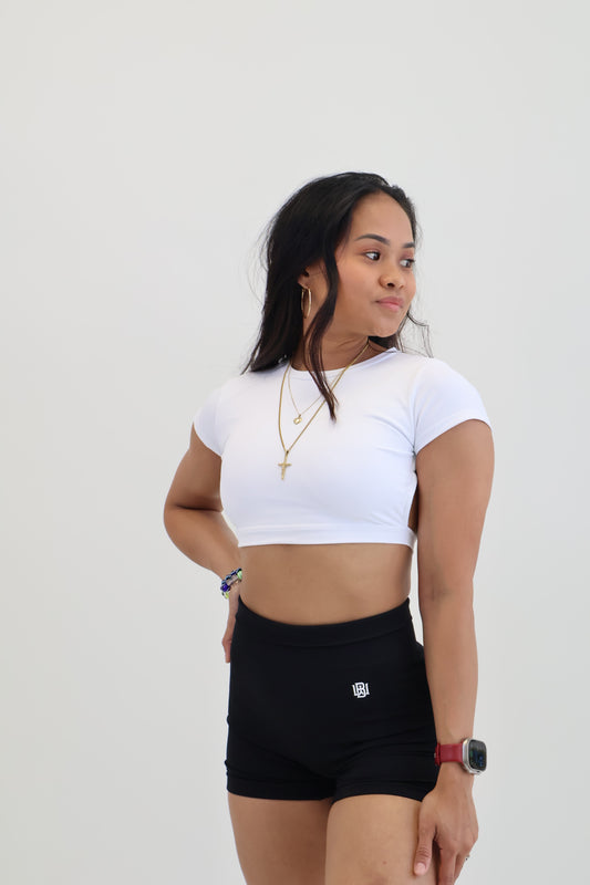 Black biker shorts