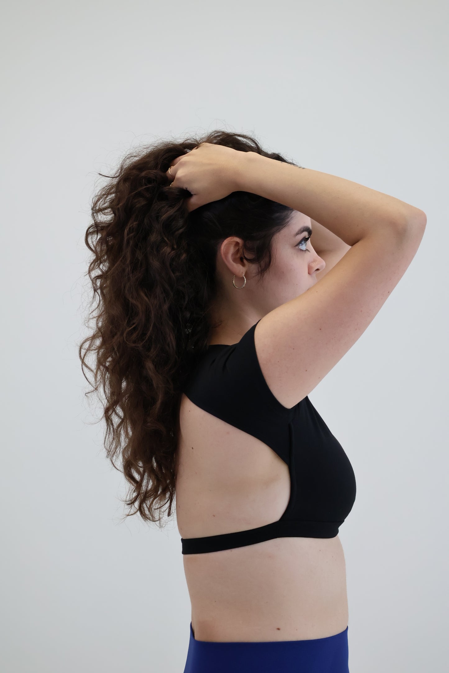 Black Halter Crop Top