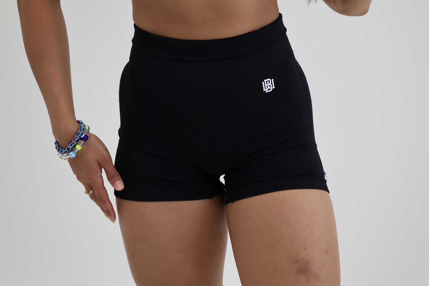 Black biker shorts