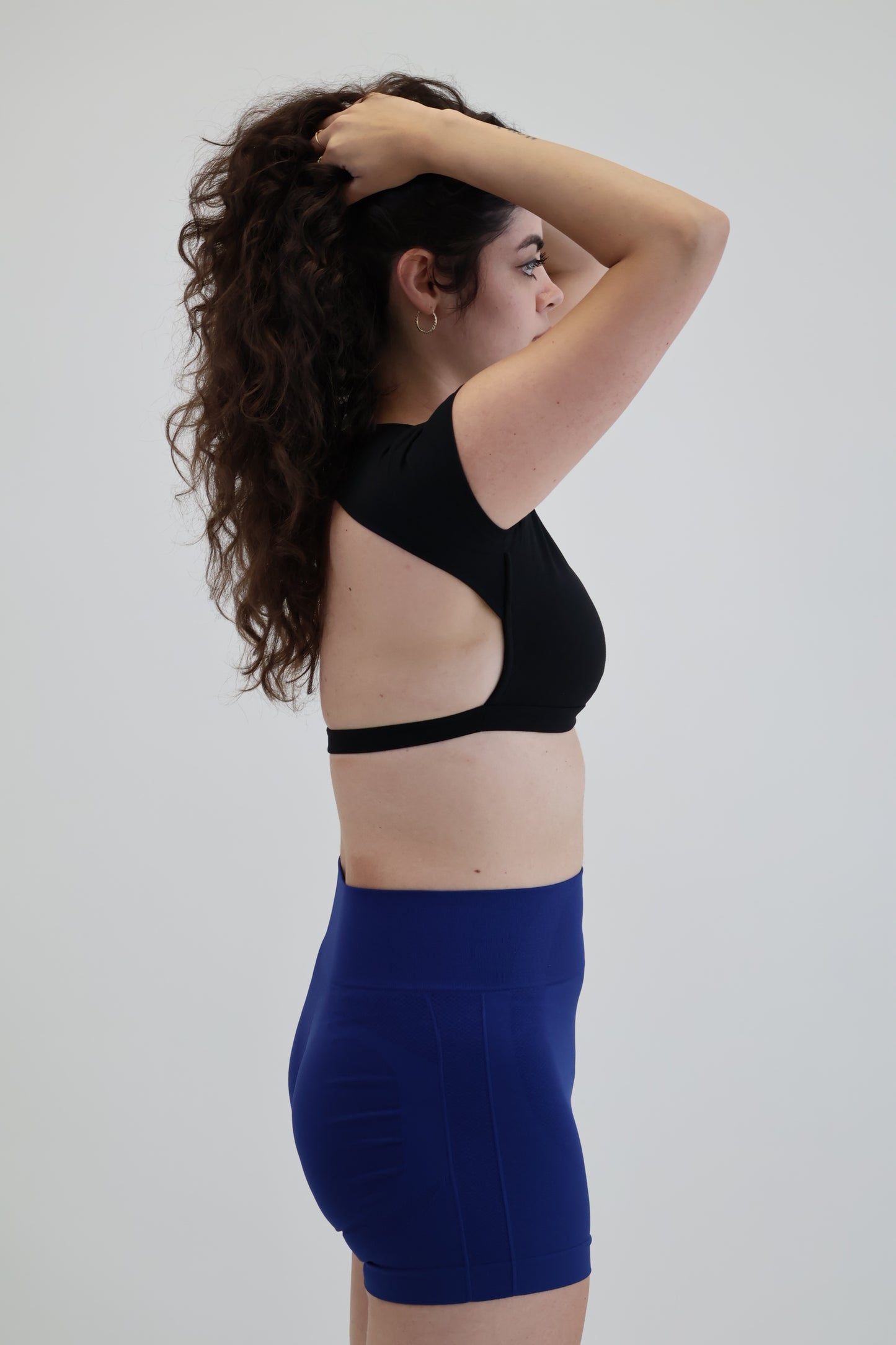 Black Halter Crop Top