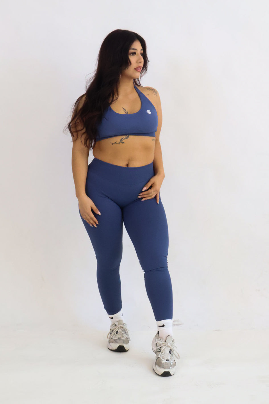 Dusty Blue Seamless Leggings