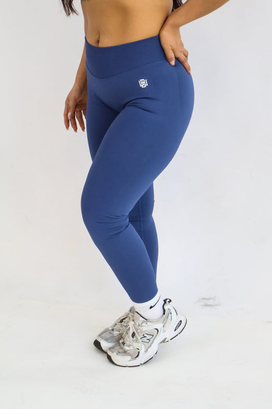 Dusty Blue Seamless Leggings